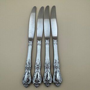 4 Oneida Distinction Deluxe KENNETT SQUARE Stainless Knives